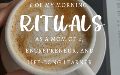 Six rituals of my morning routine